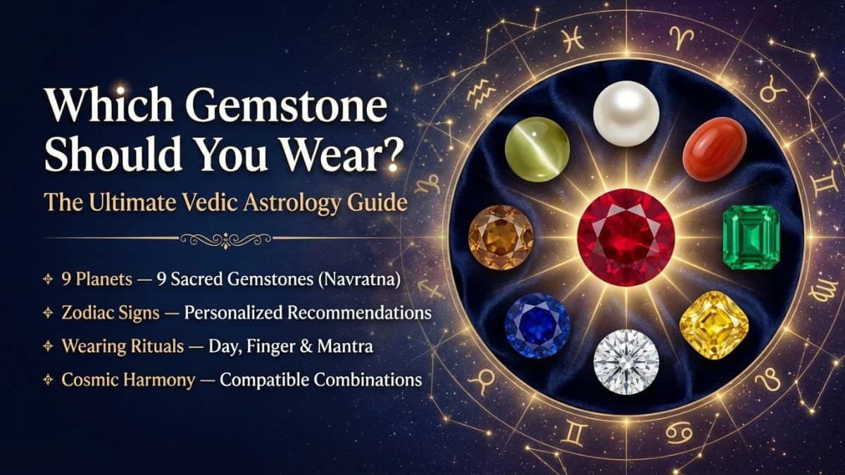 Which gemstone should you wear — the Vedic astrology guide
